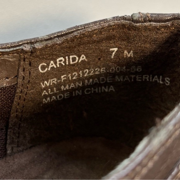 BARETRAPS ANKLE BOOTS brown woman’s size 7 - Picture 5 of 11